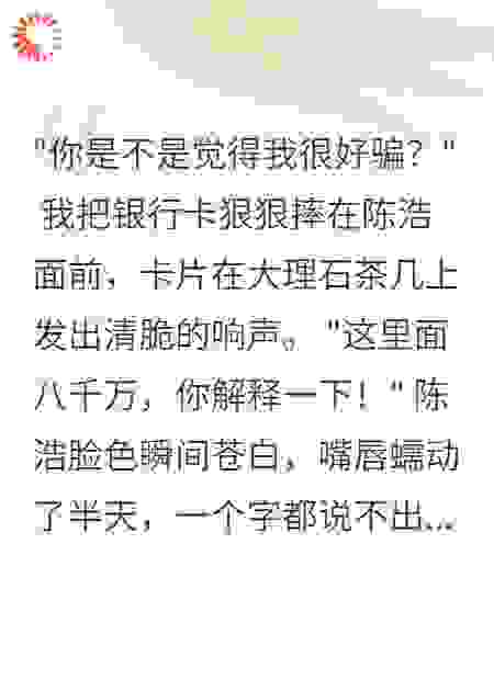 闪婚后发现老公身家千万却瞒着我